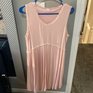 Pink Blush pink dress, size XL